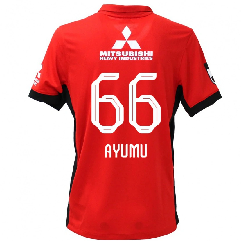 Danxen Mænd Ayumu Ohata #66 Hvid Sort Hjemmebane Spillertrøjer 2025/26 Trøje T-Shirt