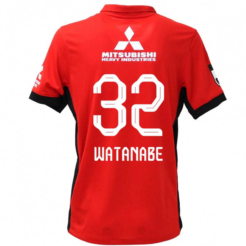 Danxen Mænd Risako Watanabe #32 Hvid Sort Hjemmebane Spillertrøjer 2025/26 Trøje T-Shirt