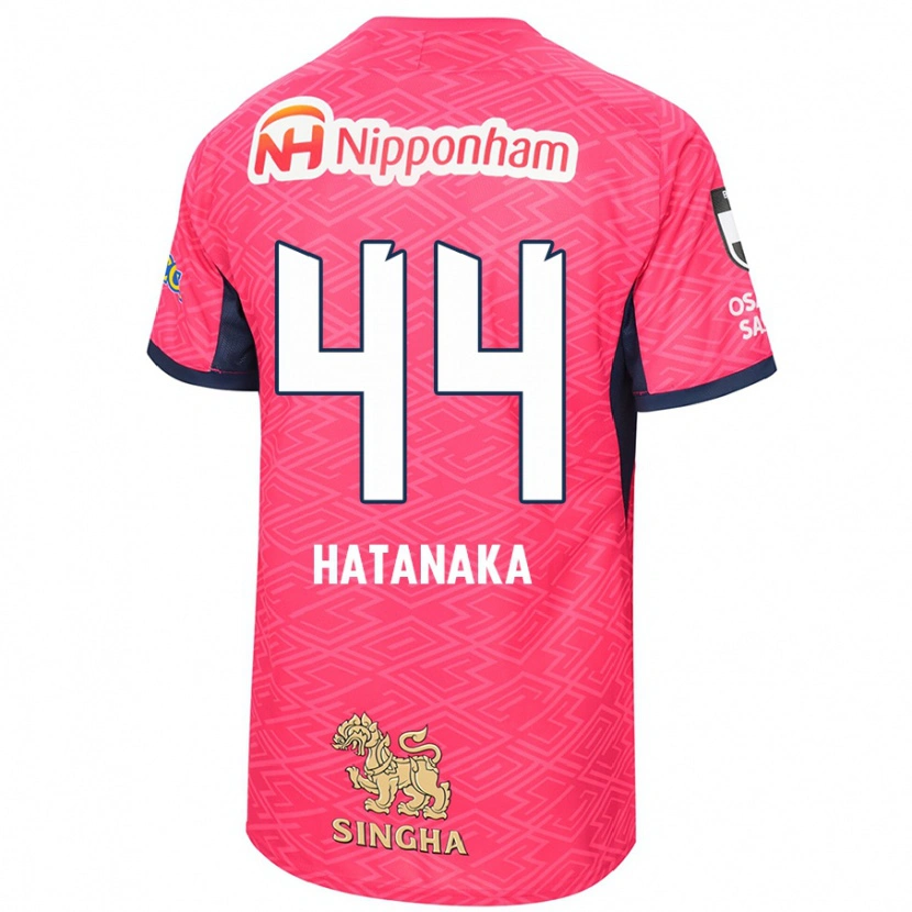 Danxen Mænd Shinnosuke Hatanaka #44 Hvid Sakura Pink Hjemmebane Spillertrøjer 2025/26 Trøje T-Shirt