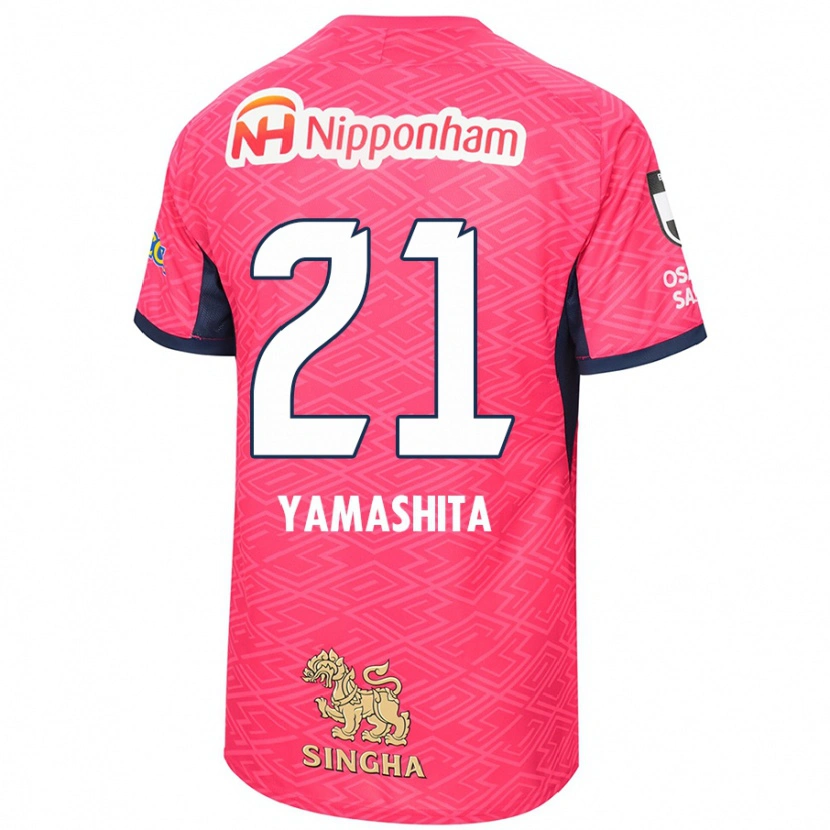 Danxen Mænd Rina Yamashita #21 Hvid Sakura Pink Hjemmebane Spillertrøjer 2025/26 Trøje T-Shirt