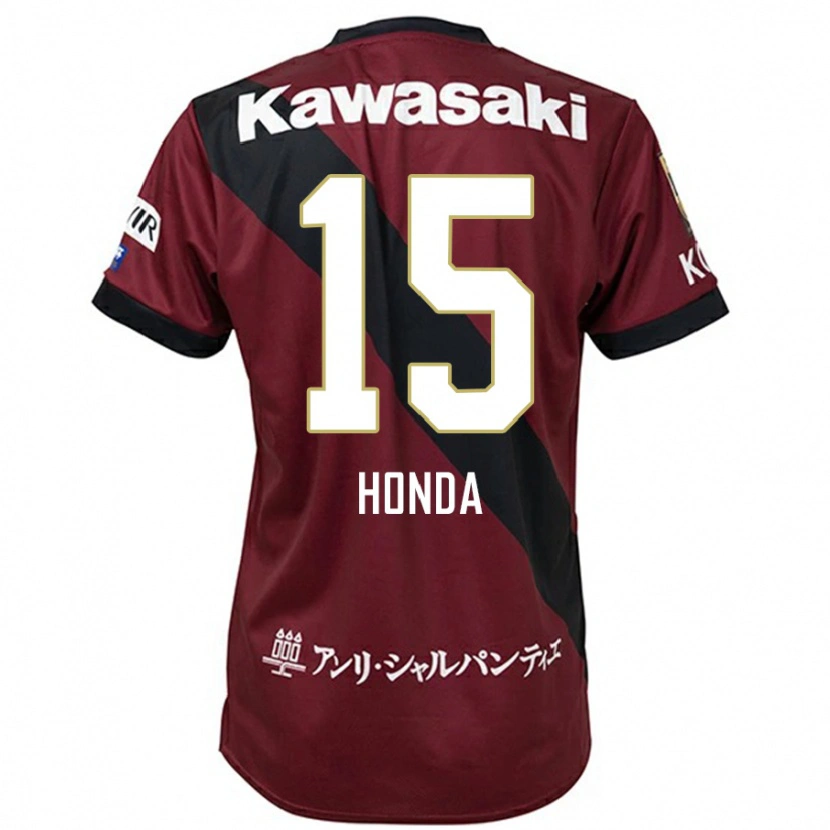 Danxen Mænd Yuki Honda #15 Hvid Sort Hjemmebane Spillertrøjer 2025/26 Trøje T-Shirt