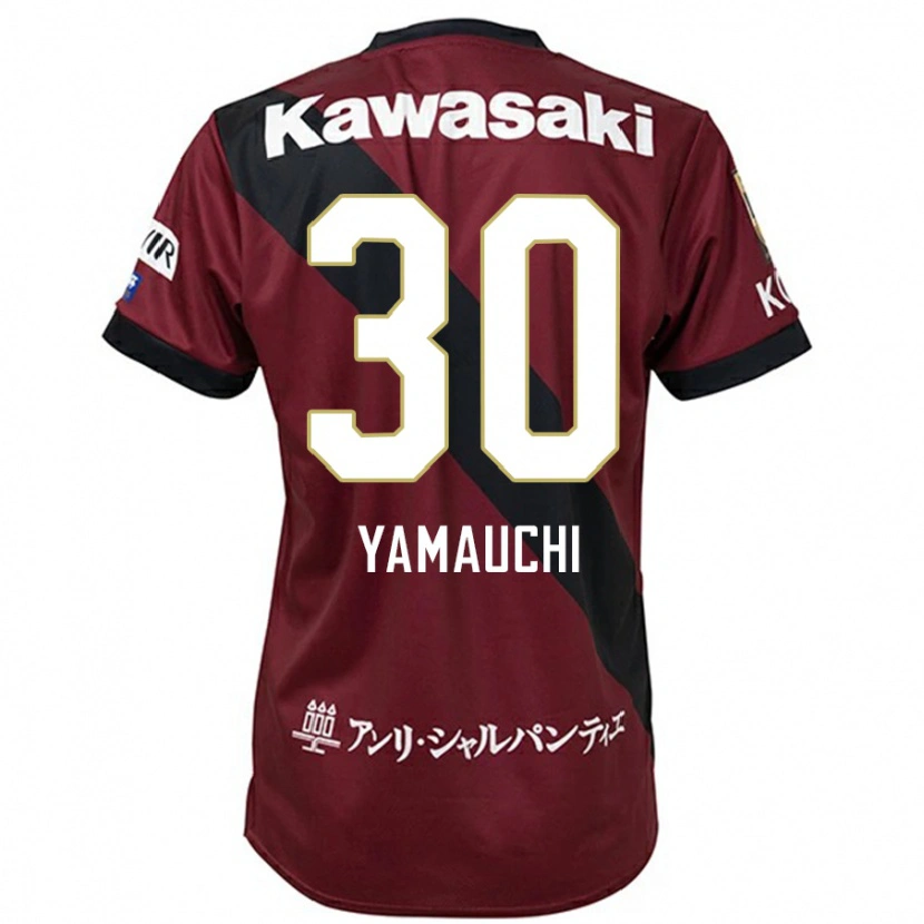 Danxen Mænd Kakeru Yamauchi #30 Hvid Sort Hjemmebane Spillertrøjer 2025/26 Trøje T-Shirt