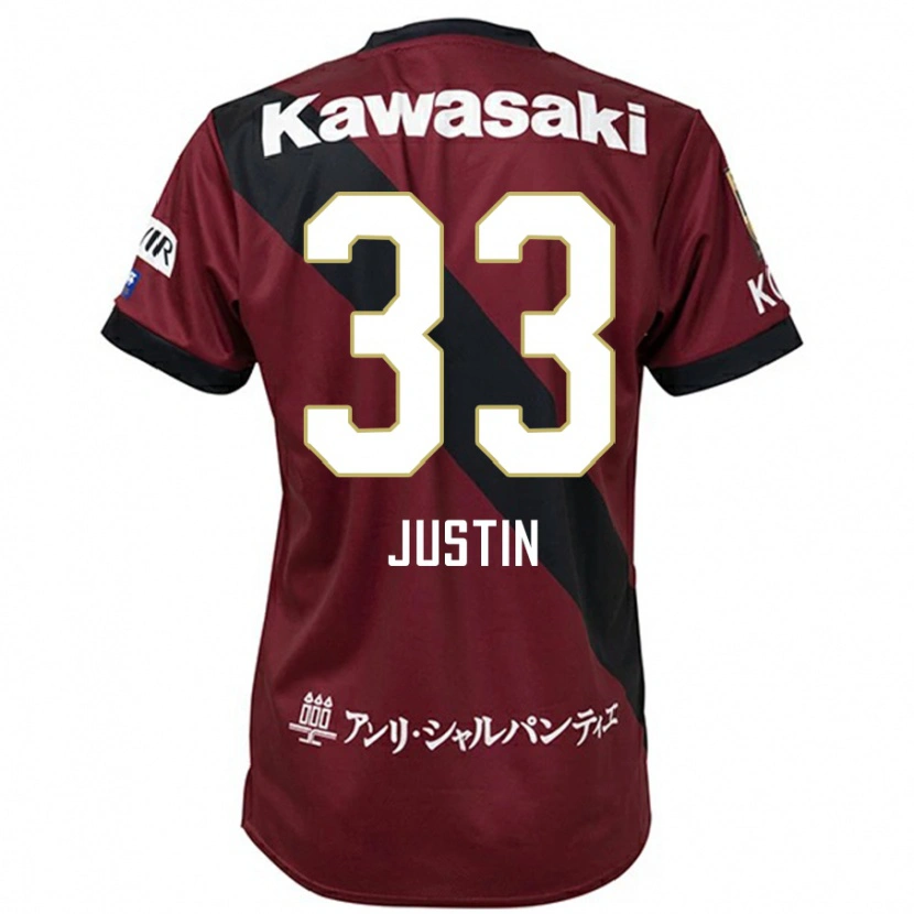 Danxen Mænd Justin Homma #33 Hvid Sort Hjemmebane Spillertrøjer 2025/26 Trøje T-Shirt