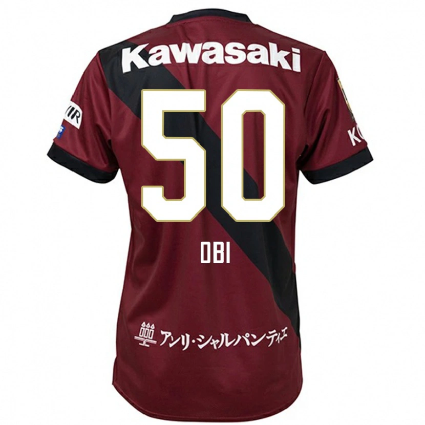 Danxen Mænd Powell Obinna Obi #50 Hvid Sort Hjemmebane Spillertrøjer 2025/26 Trøje T-Shirt