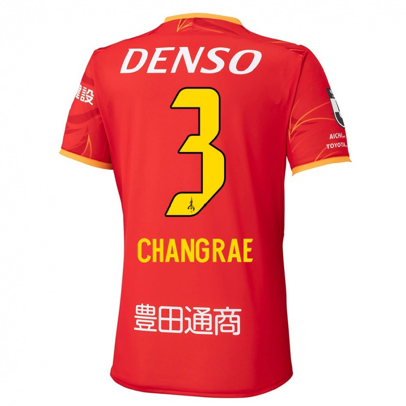 Danxen Mænd Chang-Rae Ha #3 Hvid Rød Hjemmebane Spillertrøjer 2025/26 Trøje T-Shirt