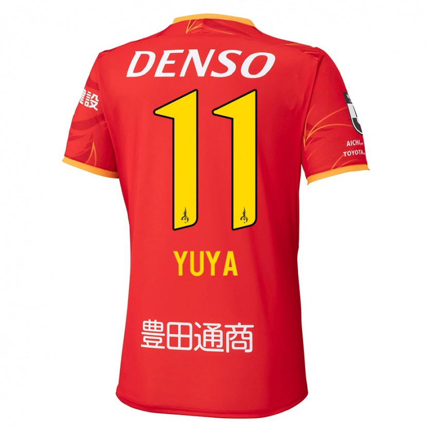 Danxen Mænd Yuya Yamagishi #11 Hvid Rød Hjemmebane Spillertrøjer 2025/26 Trøje T-Shirt