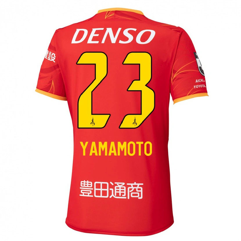 Danxen Mænd Haruki Yamamoto #23 Hvid Rød Hjemmebane Spillertrøjer 2025/26 Trøje T-Shirt