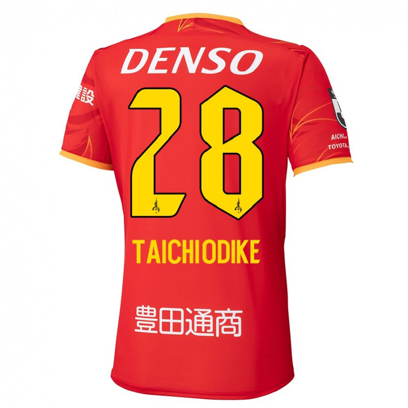 Danxen Mænd Chisom Taichi Odike #28 Hvid Rød Hjemmebane Spillertrøjer 2025/26 Trøje T-Shirt