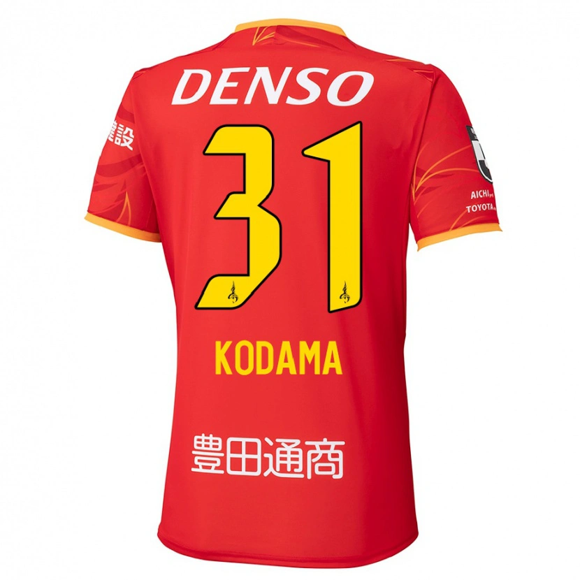 Danxen Mænd Tsuyoshi Kodama #31 Hvid Rød Hjemmebane Spillertrøjer 2025/26 Trøje T-Shirt