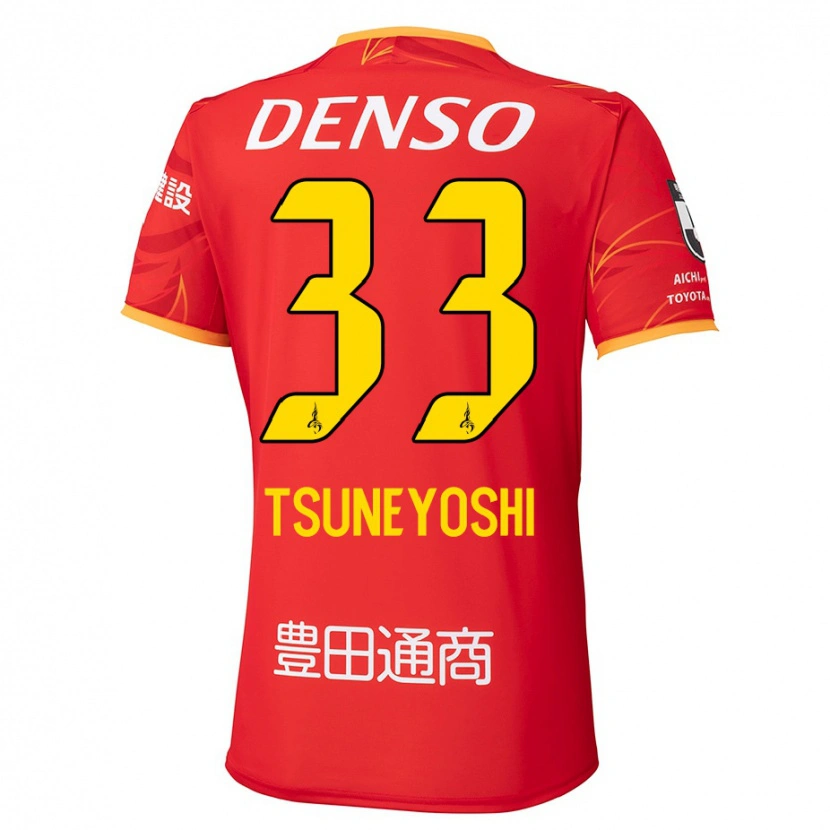 Danxen Mænd Ryoma Tsuneyoshi #33 Hvid Rød Hjemmebane Spillertrøjer 2025/26 Trøje T-Shirt