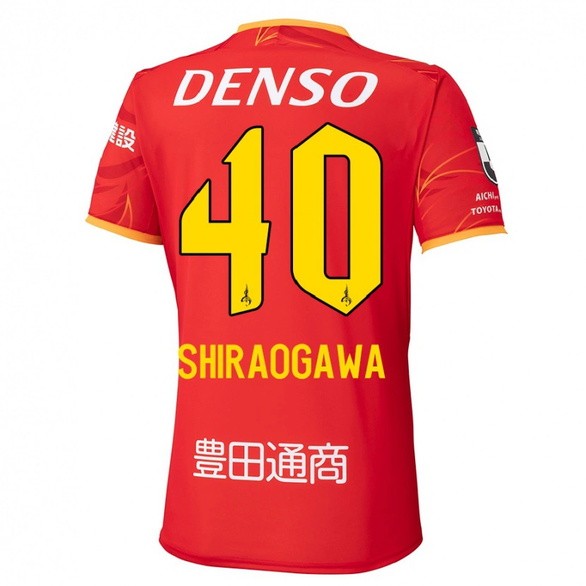 Danxen Mænd Rekuto Shiraogawa #40 Hvid Rød Hjemmebane Spillertrøjer 2025/26 Trøje T-Shirt