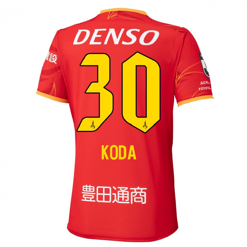Danxen Mænd Hidemasa Koda #30 Hvid Rød Hjemmebane Spillertrøjer 2025/26 Trøje T-Shirt
