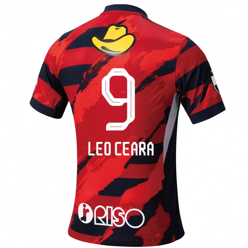 Danxen Mænd Léo Ceará #9 Hvid Sort Hjemmebane Spillertrøjer 2025/26 Trøje T-Shirt