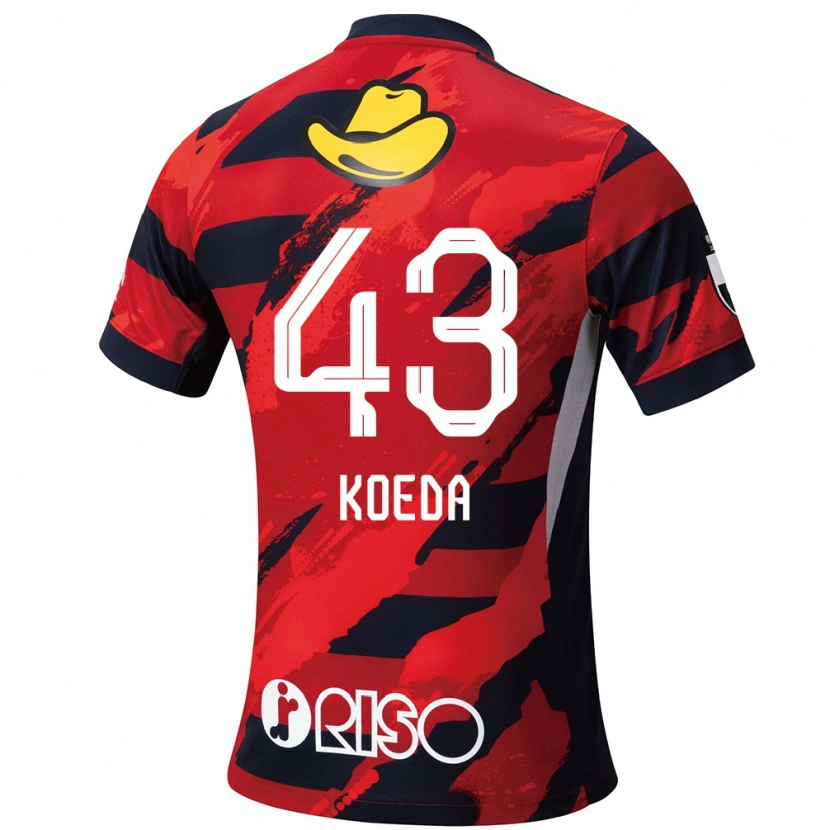 Danxen Mænd Gemma Koeda #43 Hvid Sort Hjemmebane Spillertrøjer 2025/26 Trøje T-Shirt