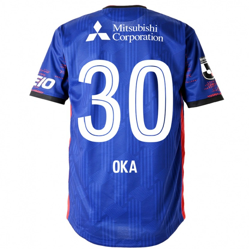 Danxen Mænd Teppei Oka #30 Hvid Sort Hjemmebane Spillertrøjer 2025/26 Trøje T-Shirt