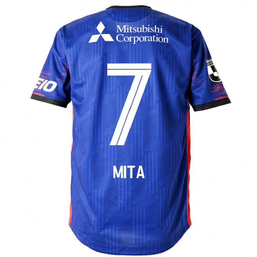Danxen Mænd Hirotaka Mita #7 Hvid Sort Hjemmebane Spillertrøjer 2025/26 Trøje T-Shirt