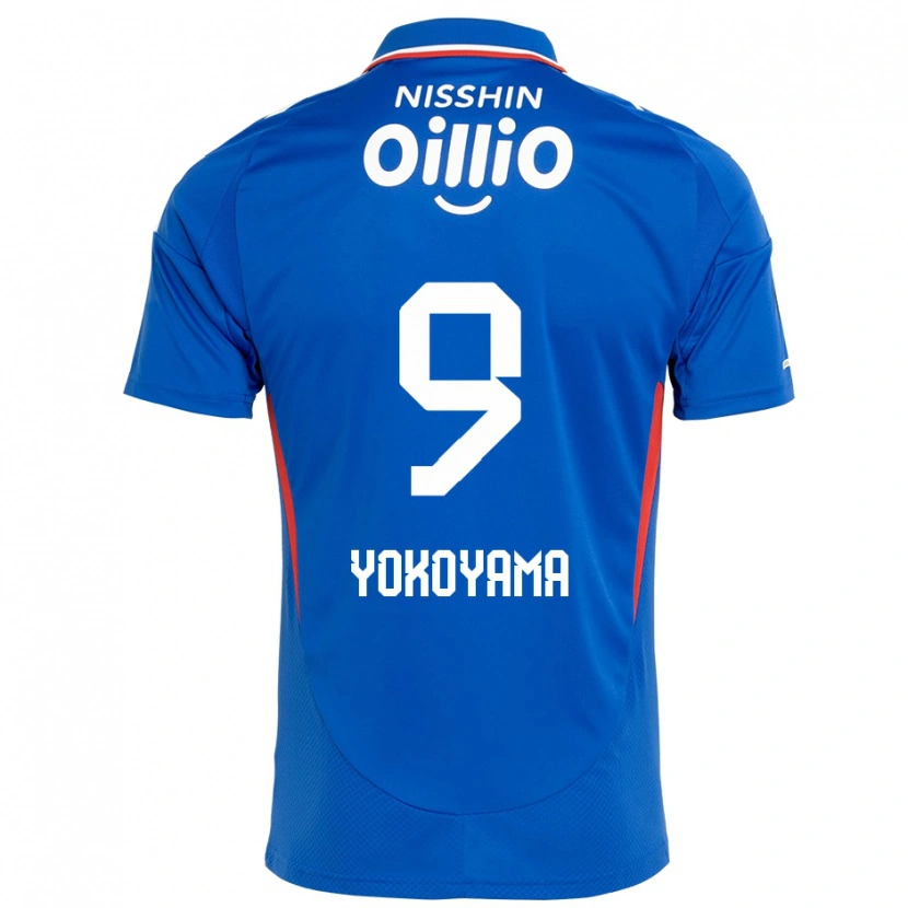 Danxen Mænd Shunsuke Yokoyama #9 Hvid Royal Blå Hjemmebane Spillertrøjer 2025/26 Trøje T-Shirt