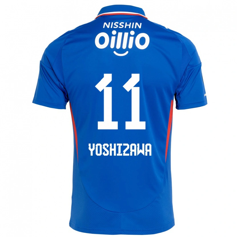 Danxen Mænd Mirai Yoshizawa #11 Hvid Royal Blå Hjemmebane Spillertrøjer 2025/26 Trøje T-Shirt