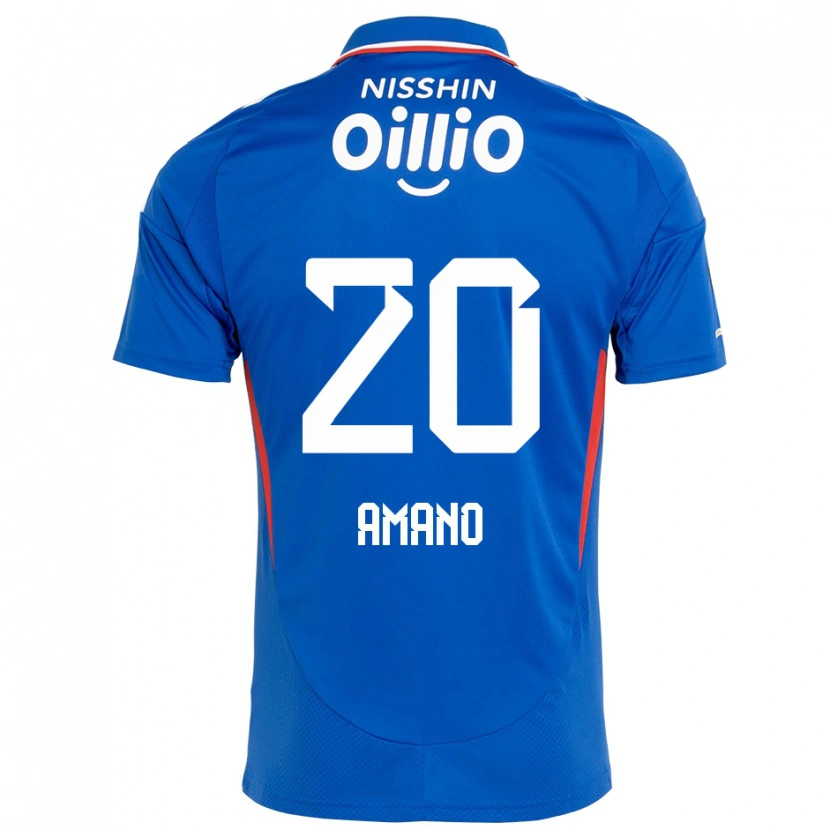 Danxen Mænd Jun Amano #20 Hvid Royal Blå Hjemmebane Spillertrøjer 2025/26 Trøje T-Shirt