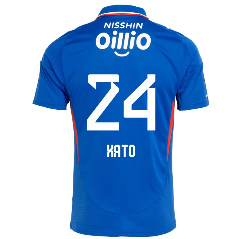 Danxen Mænd Hijiri Kato #24 Hvid Royal Blå Hjemmebane Spillertrøjer 2025/26 Trøje T-Shirt