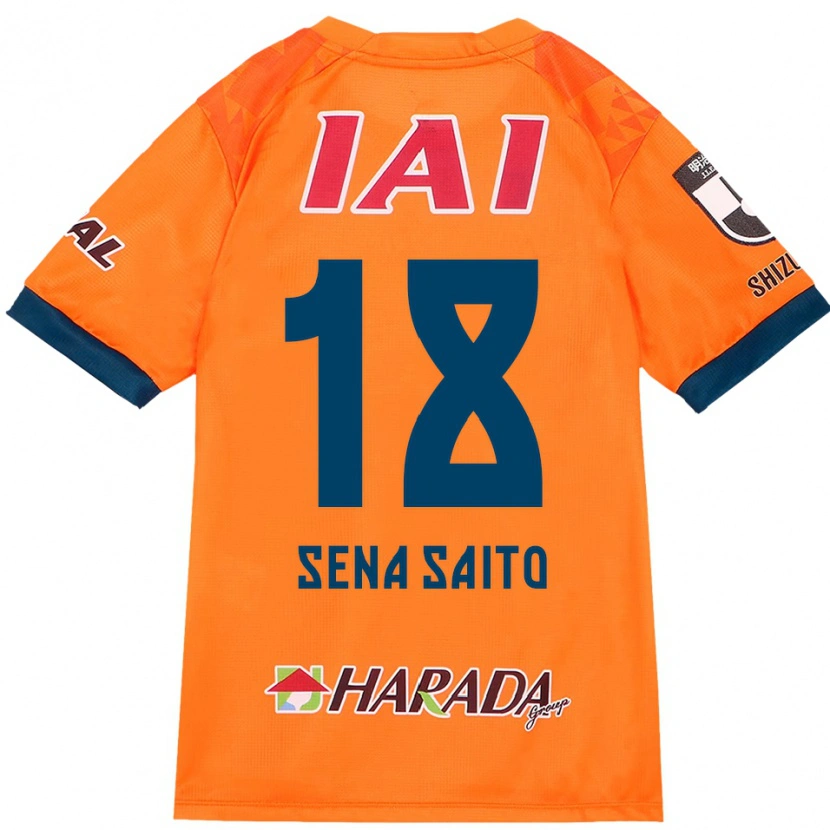 Danxen Mænd Sena Saito #18 Hvid Royal Blå Hjemmebane Spillertrøjer 2025/26 Trøje T-Shirt