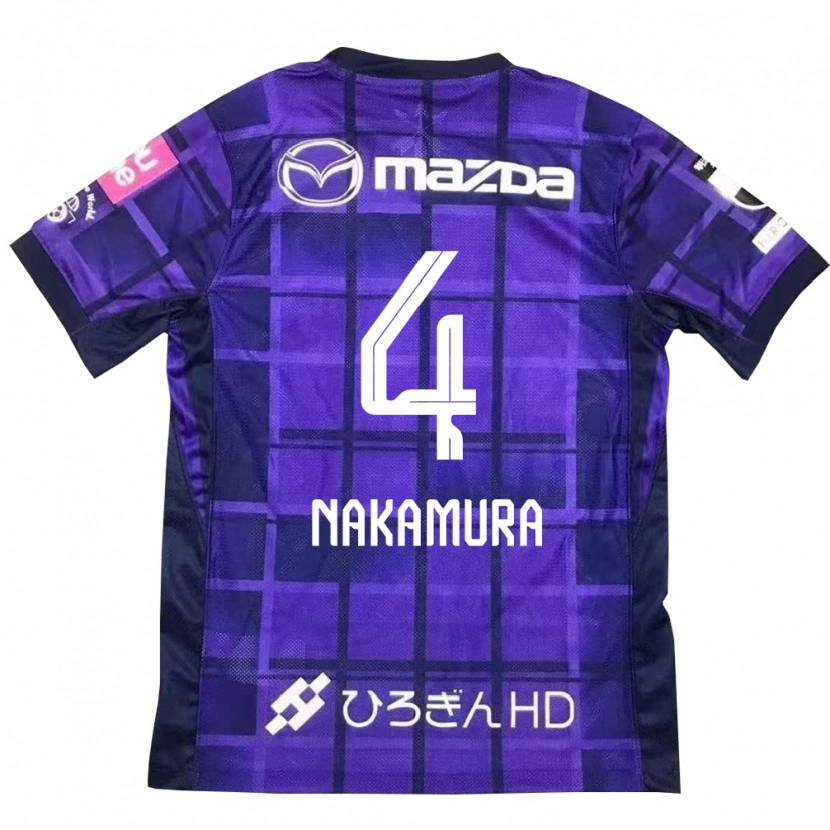 Danxen Mænd Kaede Nakamura #4 Hvid Orange Hjemmebane Spillertrøjer 2025/26 Trøje T-Shirt