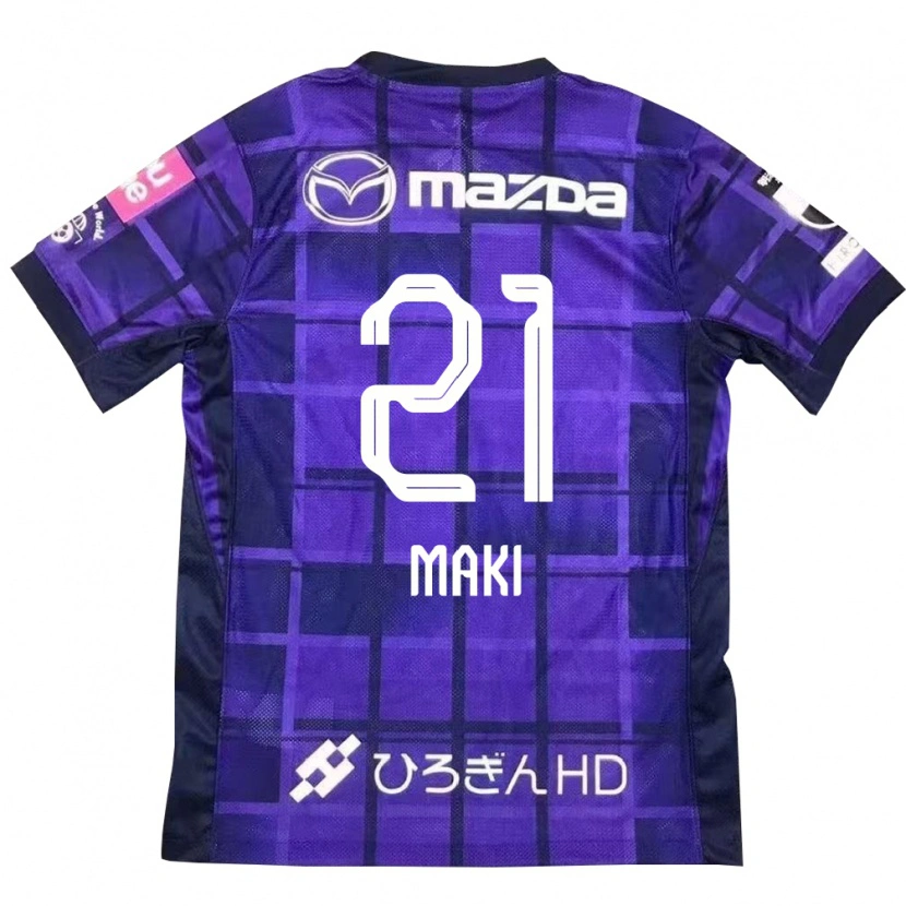 Danxen Mænd Koharu Maki #21 Hvid Orange Hjemmebane Spillertrøjer 2025/26 Trøje T-Shirt