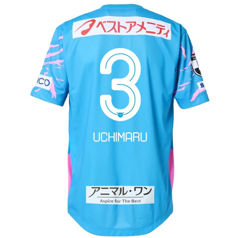 Danxen Mænd Kanta Uchimaru #3 Hvid Pink Hjemmebane Spillertrøjer 2025/26 Trøje T-Shirt