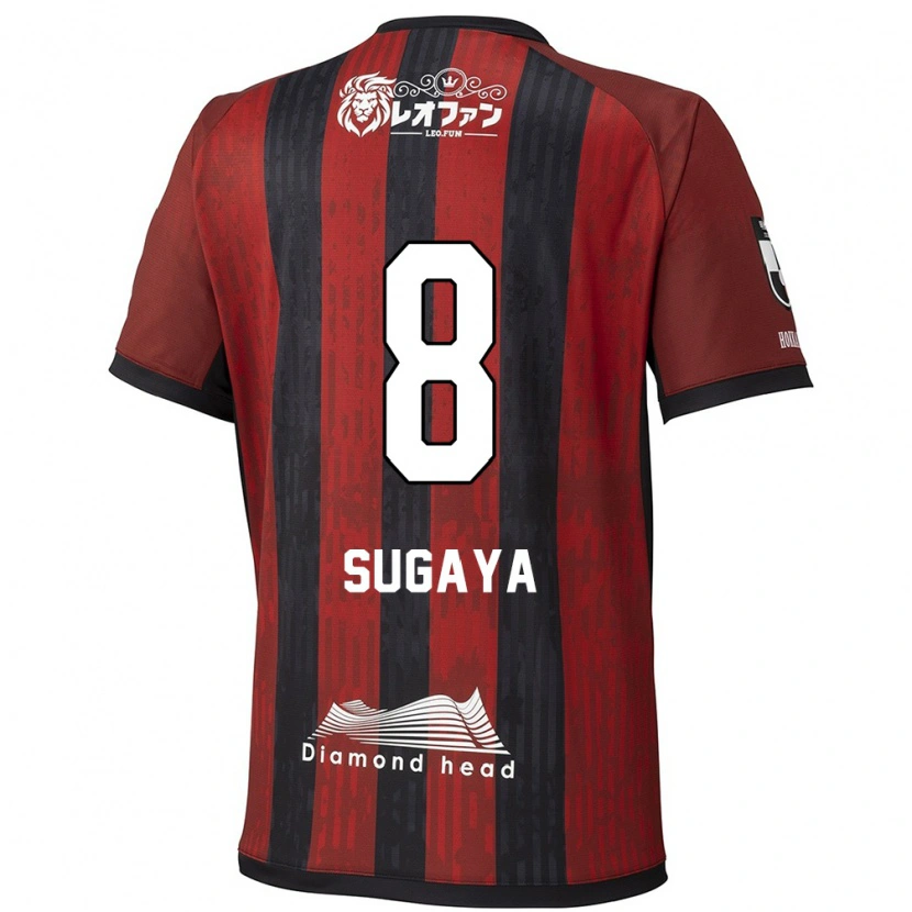 Danxen Mænd Shuto Sugaya #8 Blå Rød Hjemmebane Spillertrøjer 2025/26 Trøje T-Shirt