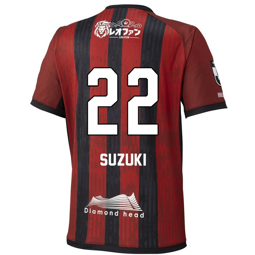 Danxen Mænd So Suzuki #22 Blå Rød Hjemmebane Spillertrøjer 2025/26 Trøje T-Shirt