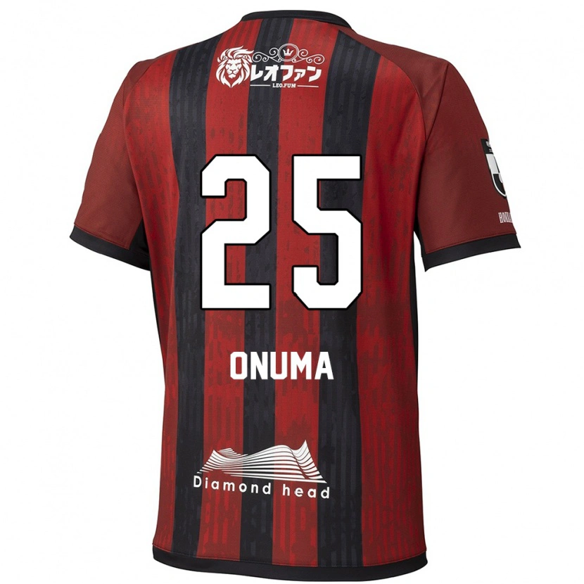 Danxen Mænd Akito Onuma #25 Blå Rød Hjemmebane Spillertrøjer 2025/26 Trøje T-Shirt