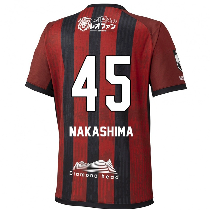 Danxen Mænd Taika Nakashima #45 Blå Rød Hjemmebane Spillertrøjer 2025/26 Trøje T-Shirt