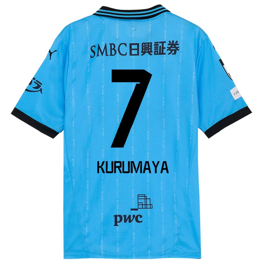 Danxen Mænd Shintaro Kurumaya #7 Hvid Himmelblå Hjemmebane Spillertrøjer 2025/26 Trøje T-Shirt