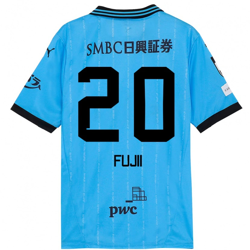 Danxen Mænd Rensuke Fujii #20 Hvid Himmelblå Hjemmebane Spillertrøjer 2025/26 Trøje T-Shirt