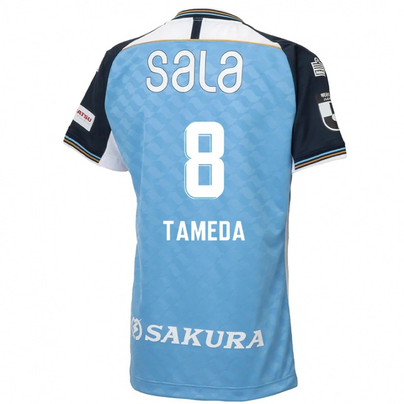 Danxen Mænd Hirotaka Tameda #8 Hvid Sort Hjemmebane Spillertrøjer 2025/26 Trøje T-Shirt