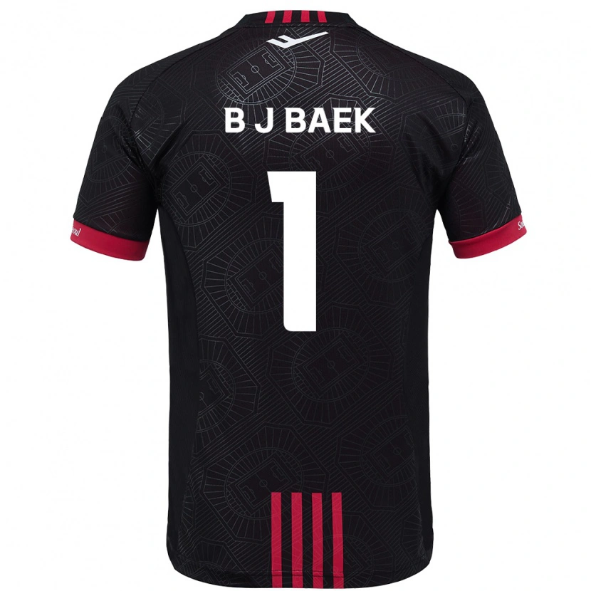 Danxen Mænd Jong-Beom Baek #1 Hvid Sort Hjemmebane Spillertrøjer 2025/26 Trøje T-Shirt