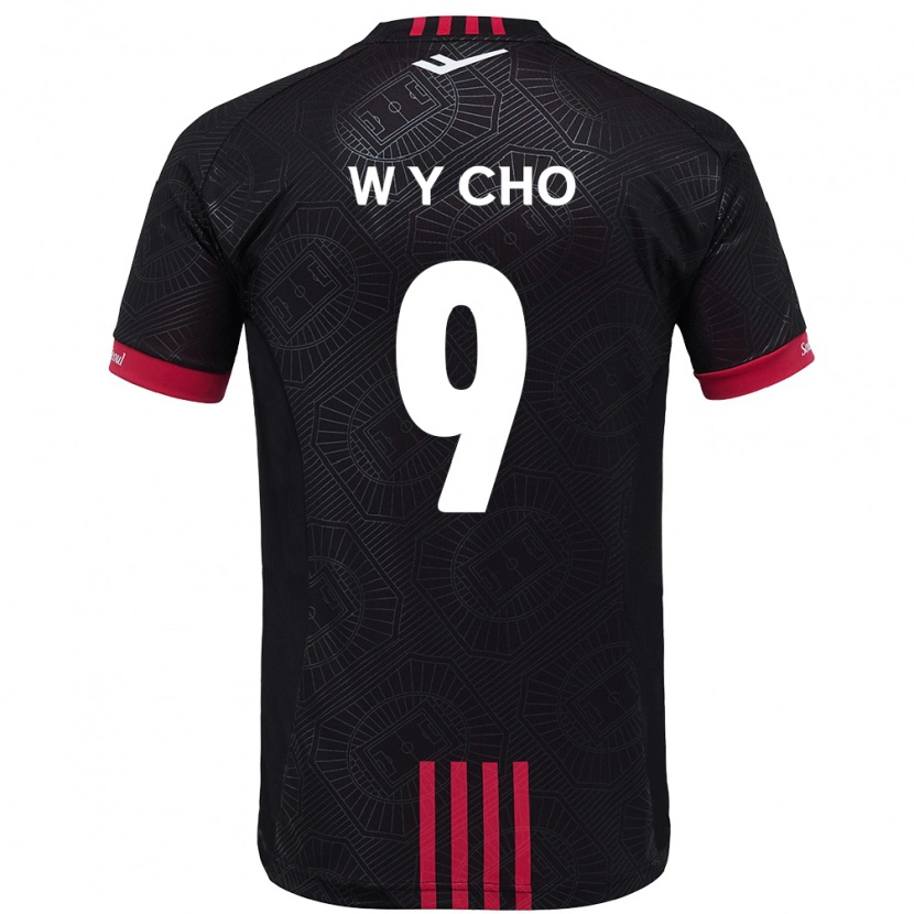 Danxen Mænd Young-Wook Cho #9 Hvid Sort Hjemmebane Spillertrøjer 2025/26 Trøje T-Shirt