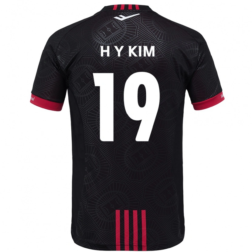 Danxen Mænd Yong-Hyuk Kim #19 Hvid Sort Hjemmebane Spillertrøjer 2025/26 Trøje T-Shirt