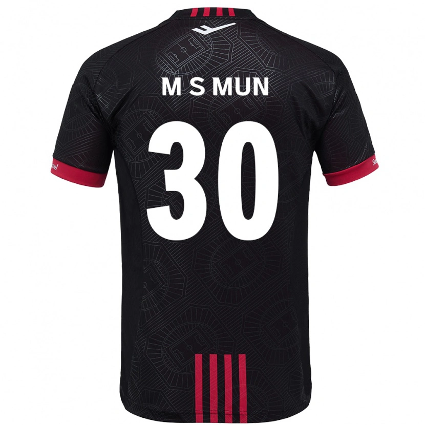 Danxen Mænd Seong-Min Mun #30 Hvid Sort Hjemmebane Spillertrøjer 2025/26 Trøje T-Shirt