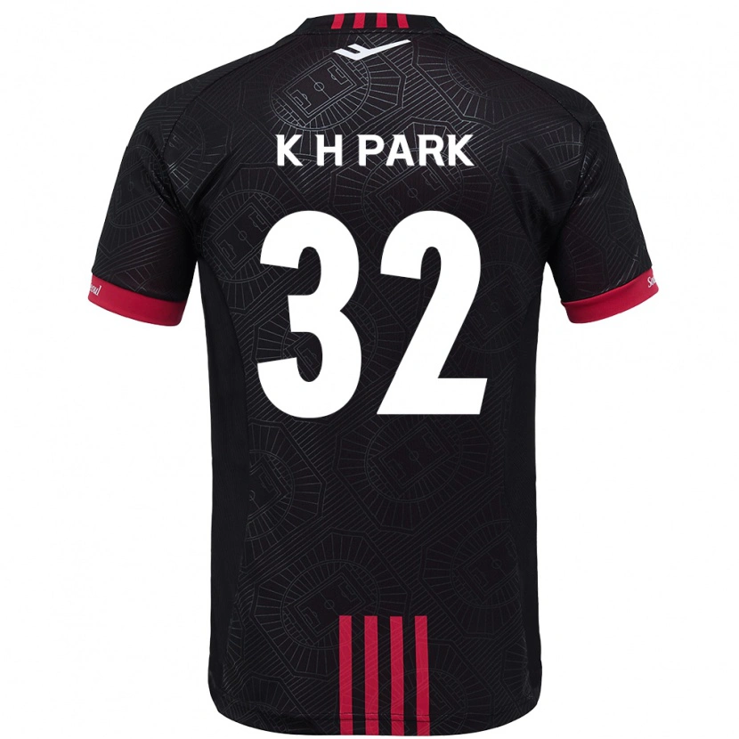 Danxen Mænd Han-Kyul Park #32 Hvid Sort Hjemmebane Spillertrøjer 2025/26 Trøje T-Shirt