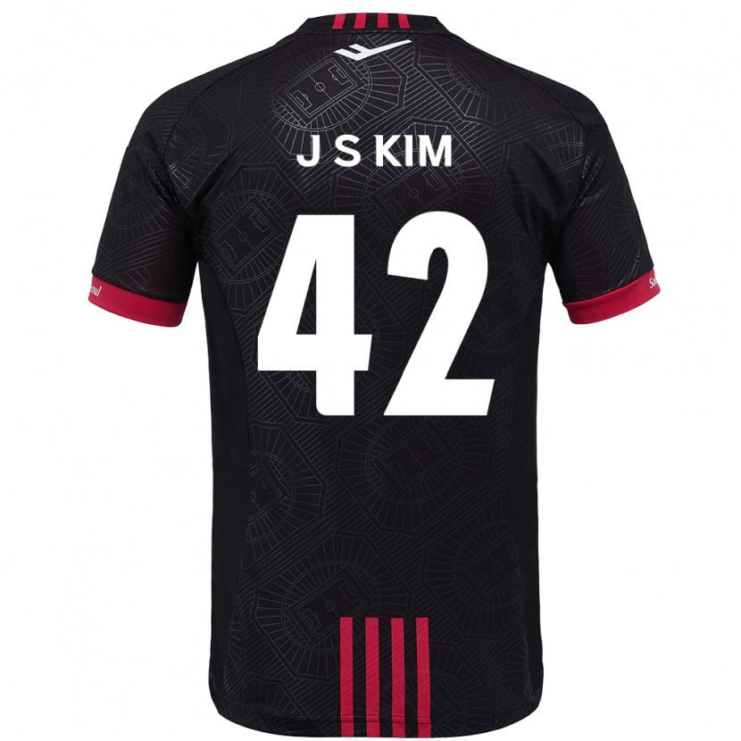 Danxen Mænd Shin-Jin Kim #42 Hvid Sort Hjemmebane Spillertrøjer 2025/26 Trøje T-Shirt