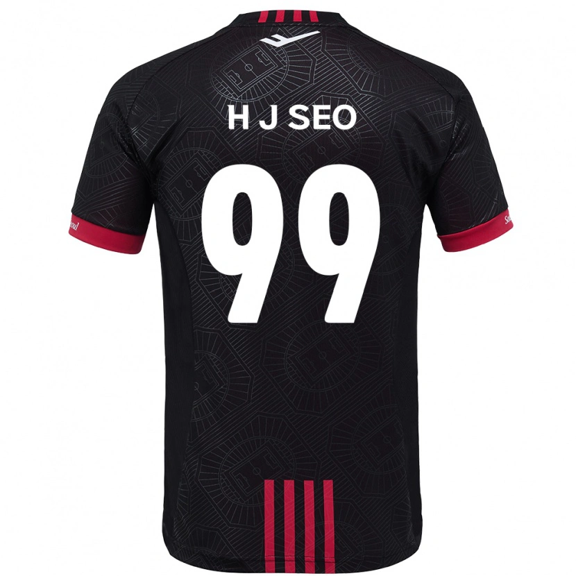 Danxen Mænd Ju-Hwan Seo #99 Hvid Sort Hjemmebane Spillertrøjer 2025/26 Trøje T-Shirt