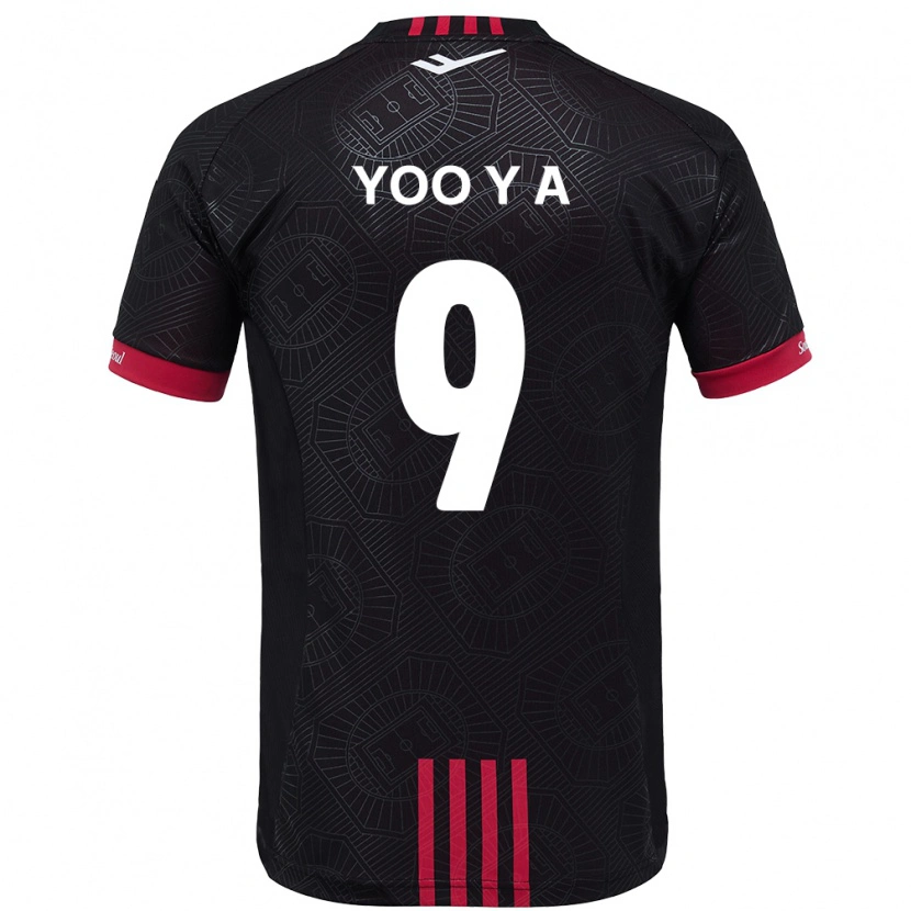 Danxen Mænd Yoo Young-A #9 Hvid Sort Hjemmebane Spillertrøjer 2025/26 Trøje T-Shirt