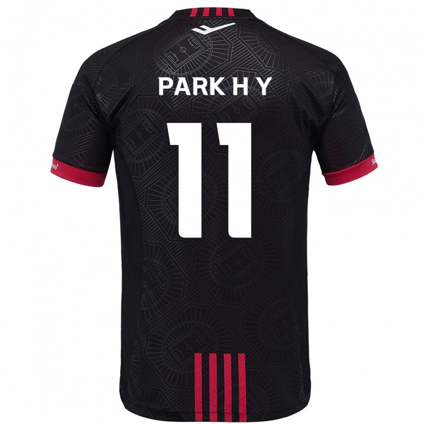 Danxen Mænd Park Hee-Young #11 Hvid Sort Hjemmebane Spillertrøjer 2025/26 Trøje T-Shirt