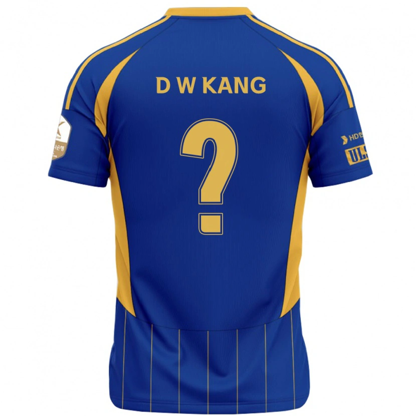 Danxen Mænd Dong-Woo Kang #0 Hvid Himmelblå Hjemmebane Spillertrøjer 2025/26 Trøje T-Shirt