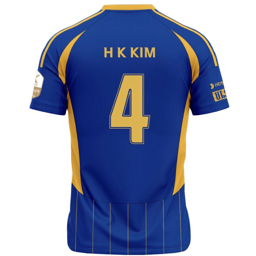 Danxen Mænd Kee-Hee Kim #4 Hvid Himmelblå Hjemmebane Spillertrøjer 2025/26 Trøje T-Shirt
