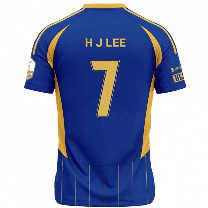 Danxen Mænd Jae-Hun Lee #7 Hvid Himmelblå Hjemmebane Spillertrøjer 2025/26 Trøje T-Shirt