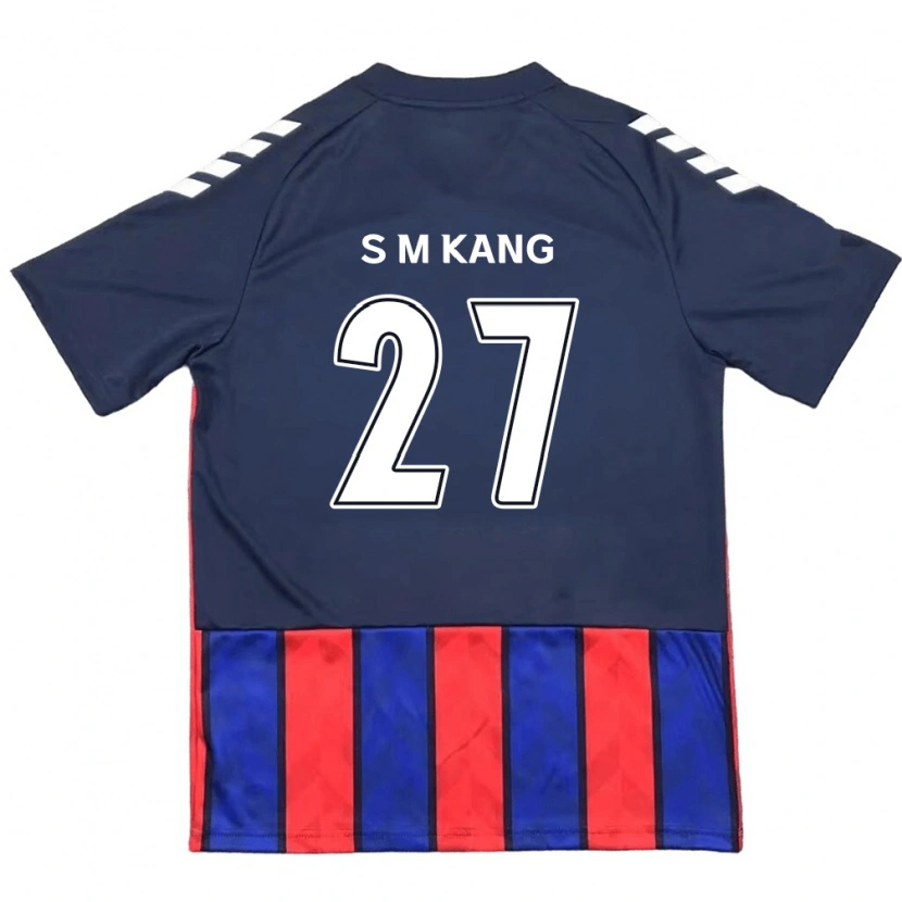Danxen Mænd Min-Sung Kang #27 Off-White Rød Hjemmebane Spillertrøjer 2025/26 Trøje T-Shirt