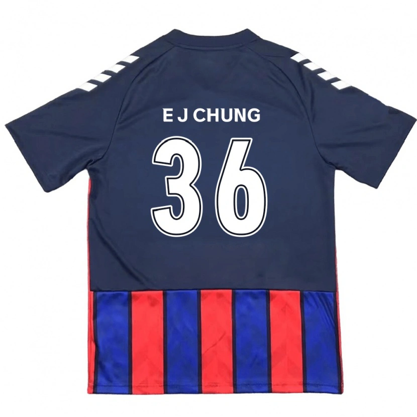 Danxen Mænd Joshua Eui-Jin Chung #36 Off-White Rød Hjemmebane Spillertrøjer 2025/26 Trøje T-Shirt