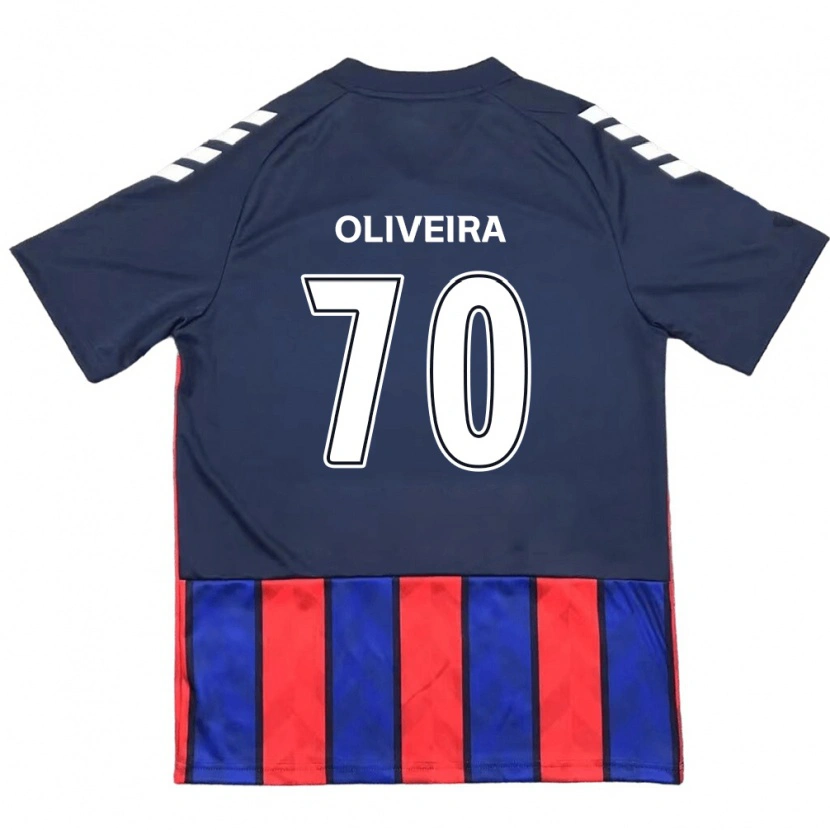 Danxen Mænd Anderson Oliveira #70 Off-White Rød Hjemmebane Spillertrøjer 2025/26 Trøje T-Shirt